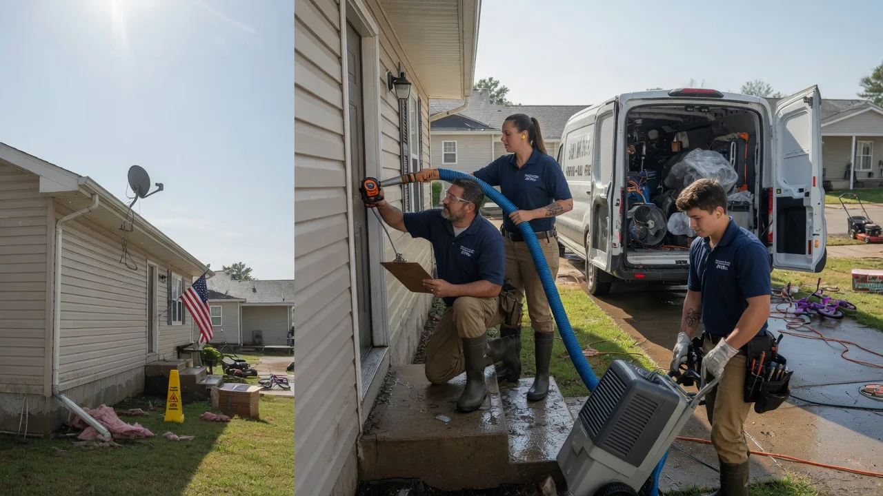 Ceiling Water Damage Restoration in Trevett, ME near me